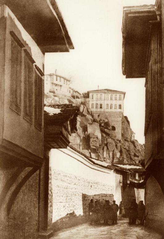 Вид на одну из улиц Филипополя (Пловдив), январь 1878 г.
