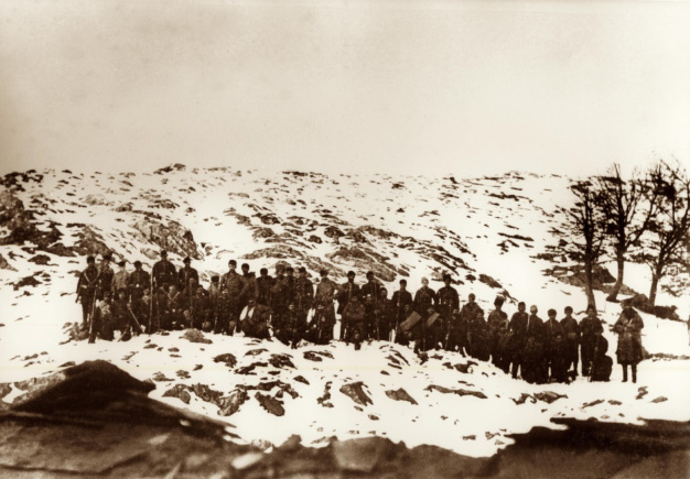 Болгарские добровольцы в горах Стара Планина